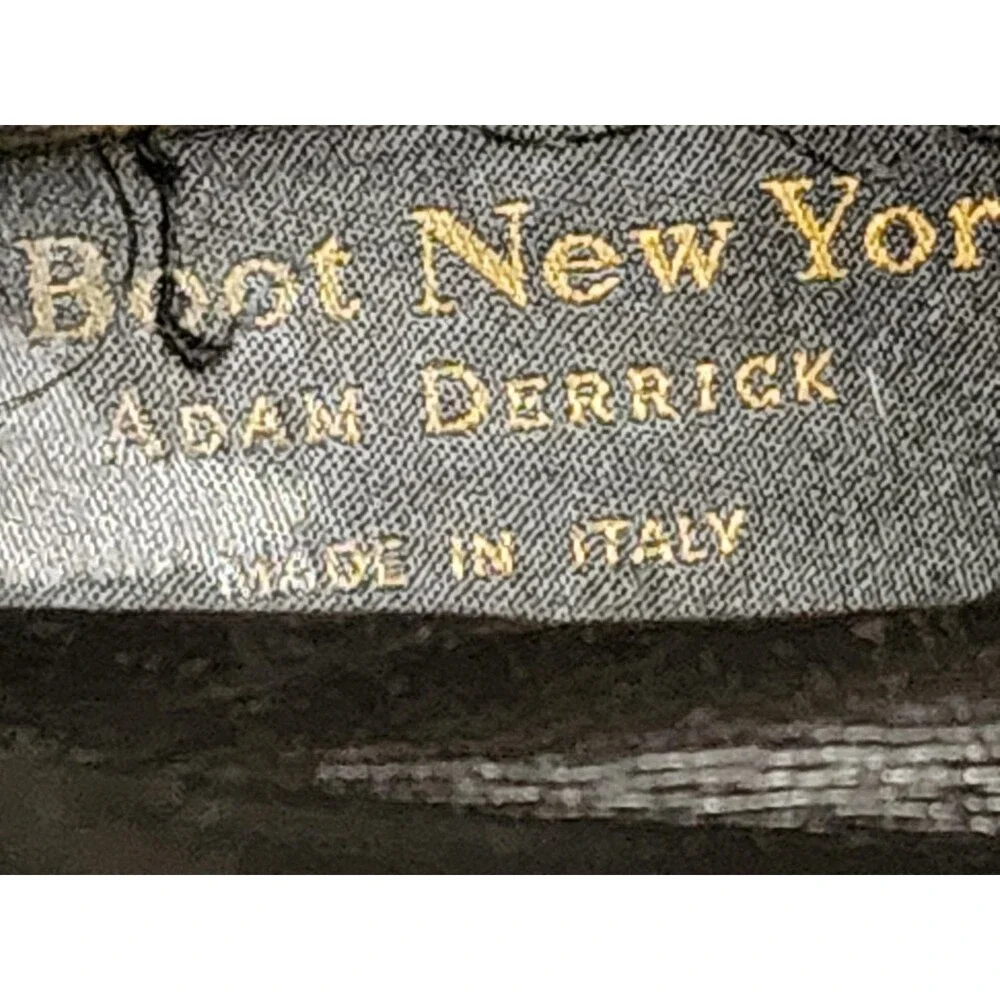 To Boot New York Adam Derrick Mid Calf Leather Dress Boots Size 11 Made in Italy